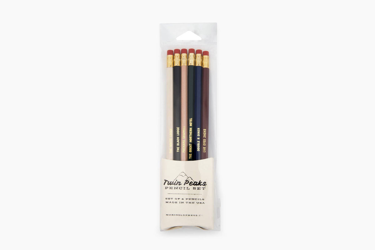 Twin Peaks Pencil Set - Set of 6 