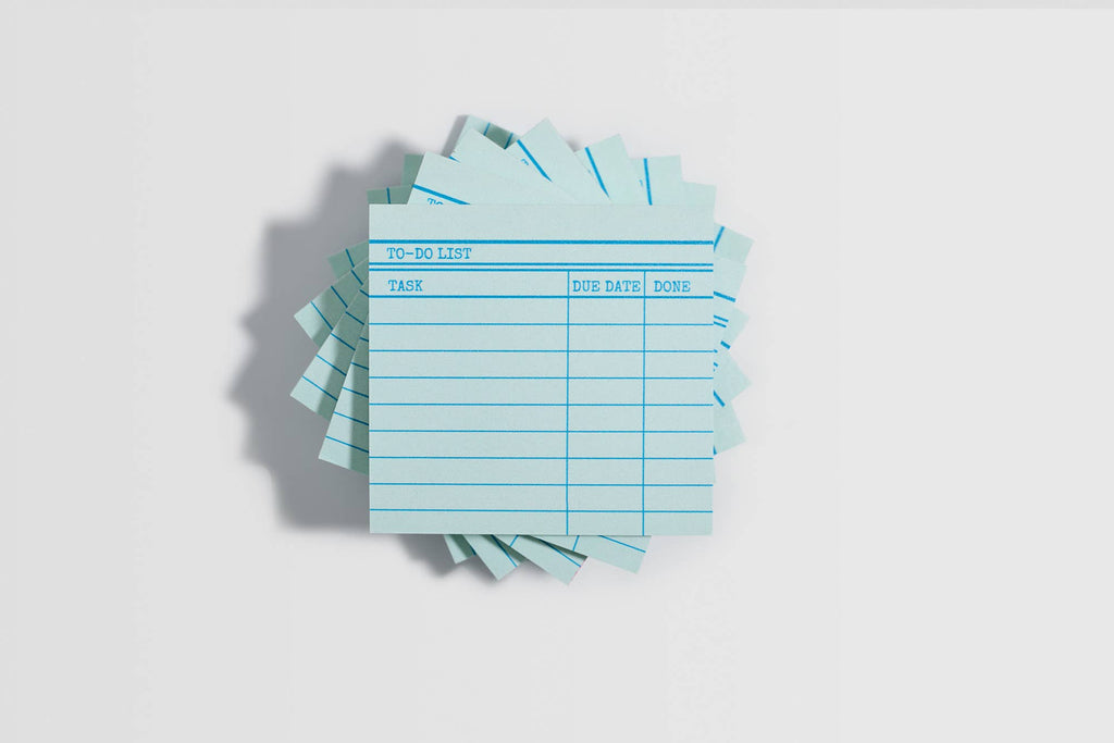 Library Card Post-It ® Sticky Notes - Green