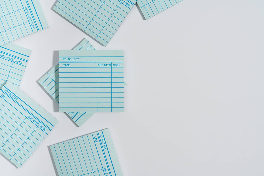 Library Card Post-It ® Sticky Notes - Green