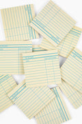 Library Card Post-It ® Sticky Notes - Yellow