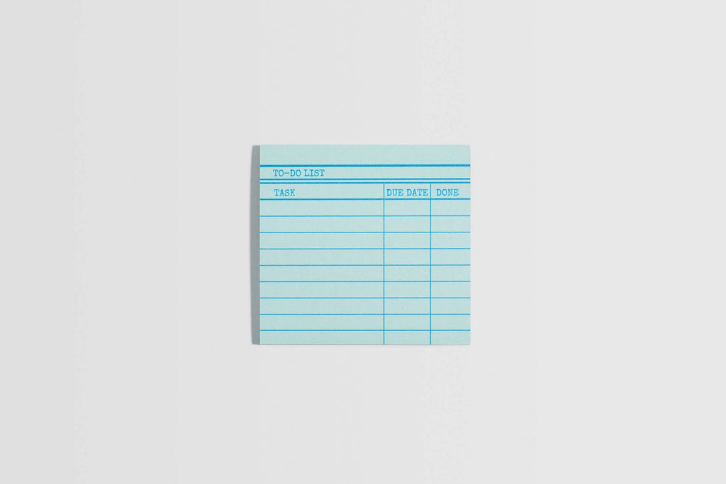 Library Card Post-It ® Sticky Notes - Green