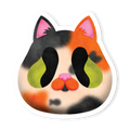 Calico Cat Vinyl Sticker