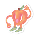 Just Peachy Sticker