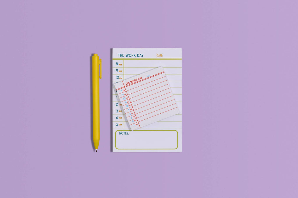 The Work Day Sticky Note (Post-It ® Note) 