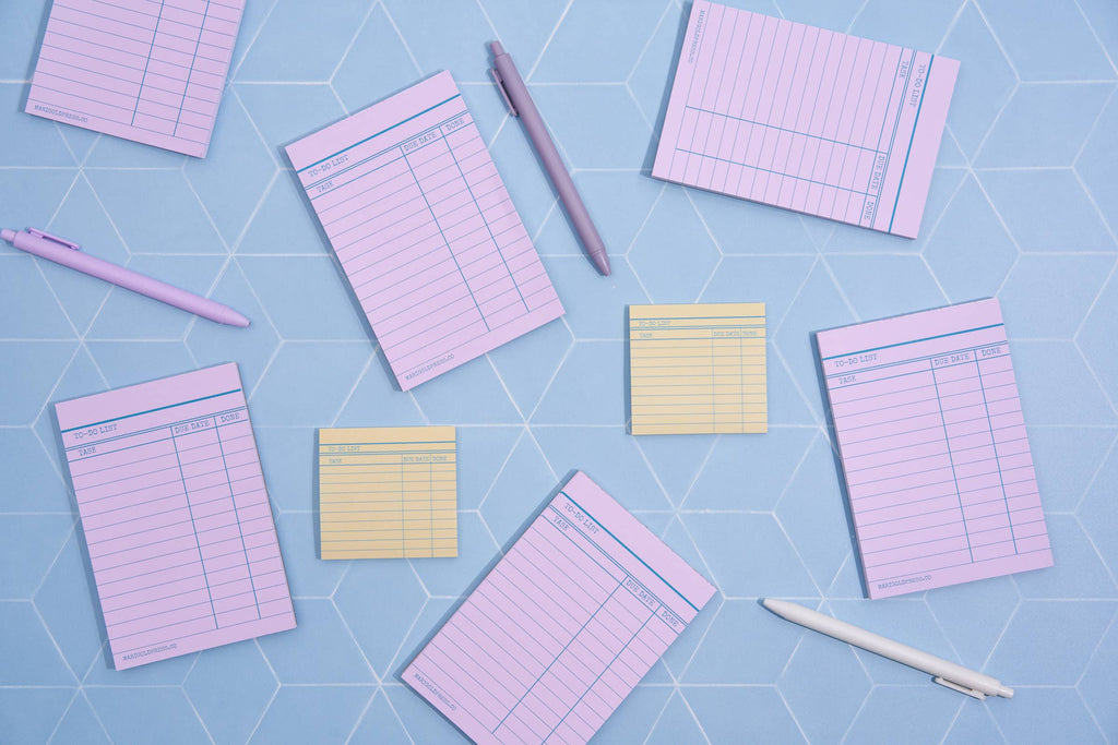 Library Card Post-It ® Sticky Notes - Yellow