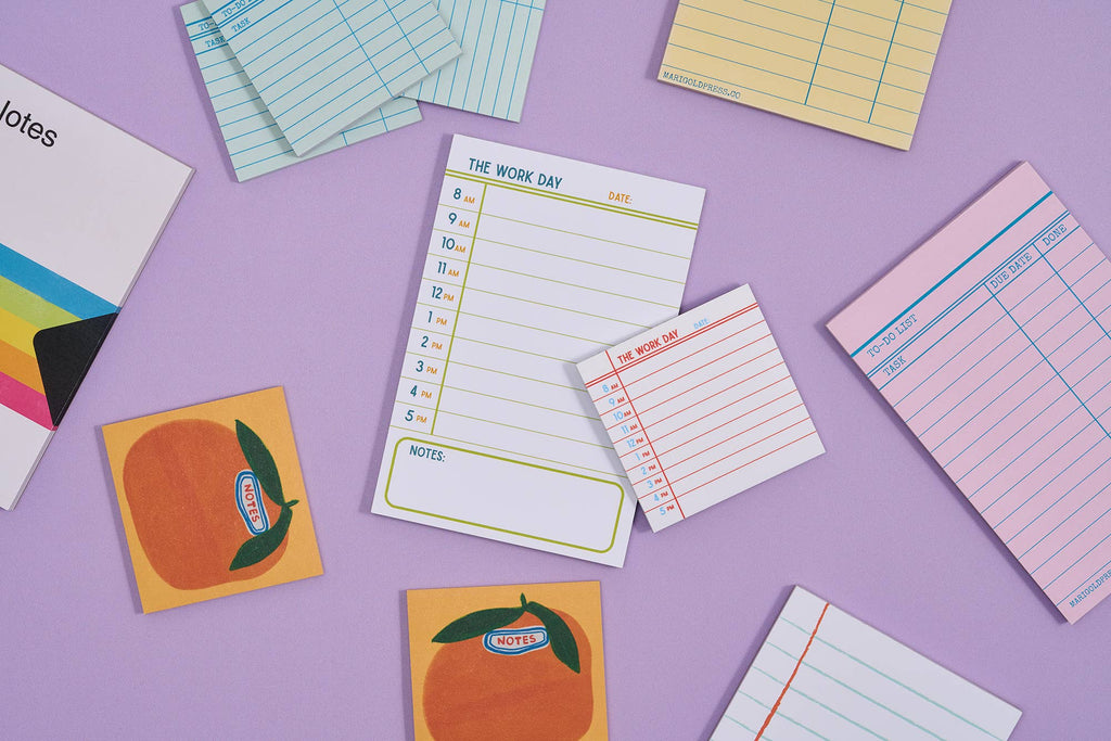 The Work Day Sticky Note (Post-It ® Note) 